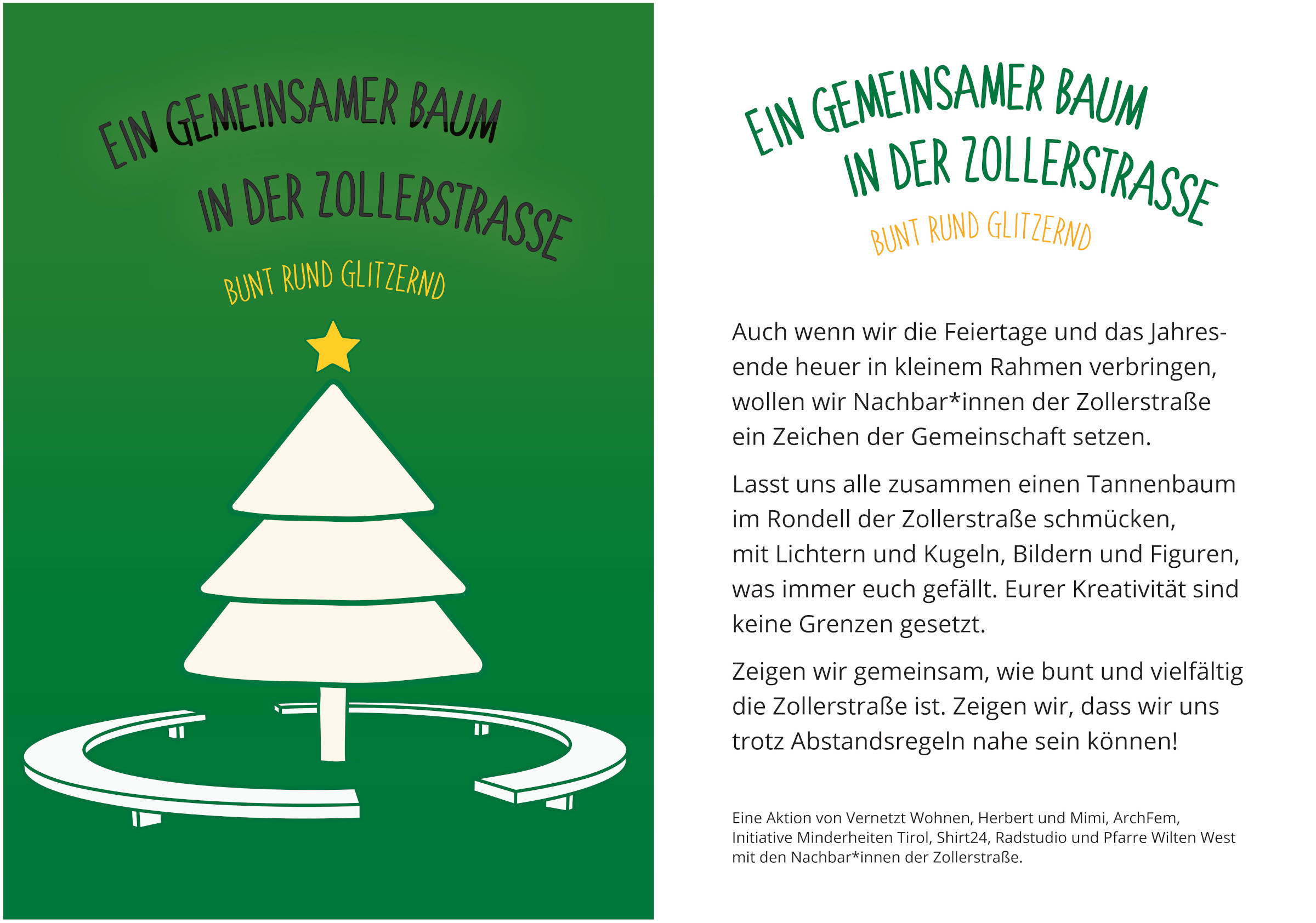 Gemeinsamer Tannenbaum 2020 Flyer 2400